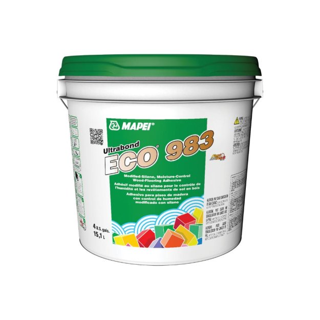(image for) Mapei Ultrabond Eco 983 Modified-Silane, Moisture-Control Wood-Flooring Adhesive - 4 Gal.