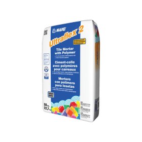 Mapei Ultraflex 2 Professional Tile Mortar with Polymer - 50 Lb Grey