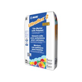 Mapei Ultraflex 2 Professional Tile Mortar with Polymer - 50 Lb White