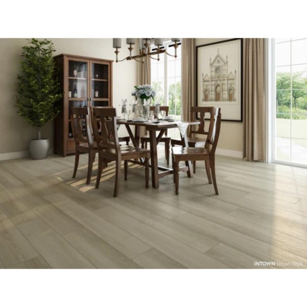 (image for) Chesapeake Flooring Intown 9.1" x 60.3" SPC Luxury Vinyl Plank - Urban Walk CWH5807