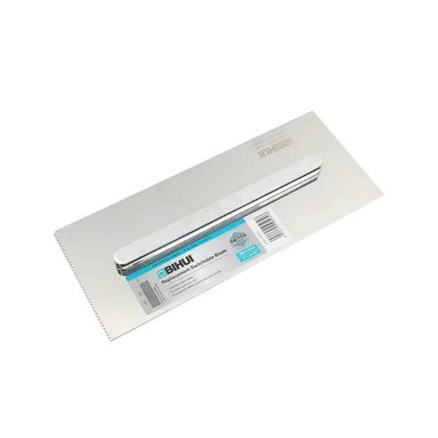 (image for) BIHUI PTFACT Switchable V Notch Carpet Trowel Blade - 1/16" x 1/16" x 1/16"