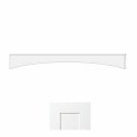(image for) White Shaker 48" Arched Valance - WS-VA48