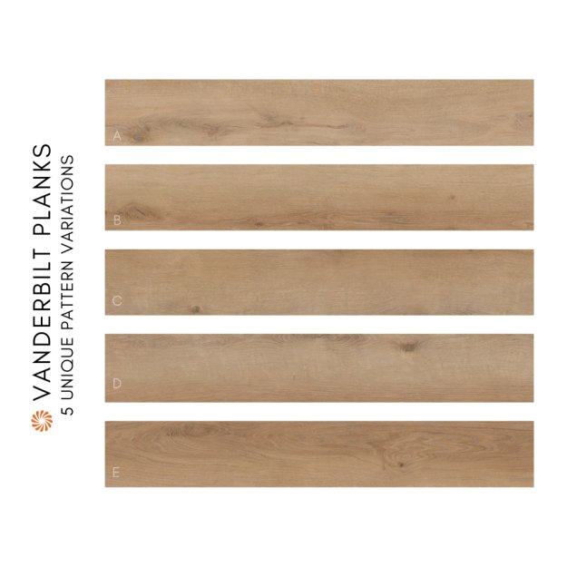 (image for) SOLSTONE Coastal 7" x 48" SPC Luxury Vinyl Plank 12mil - Vanderbilt