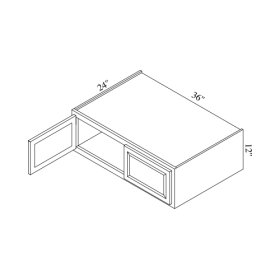 Brae 36" x 12" Refrigerator Wall Cabinet - BRA-W361224