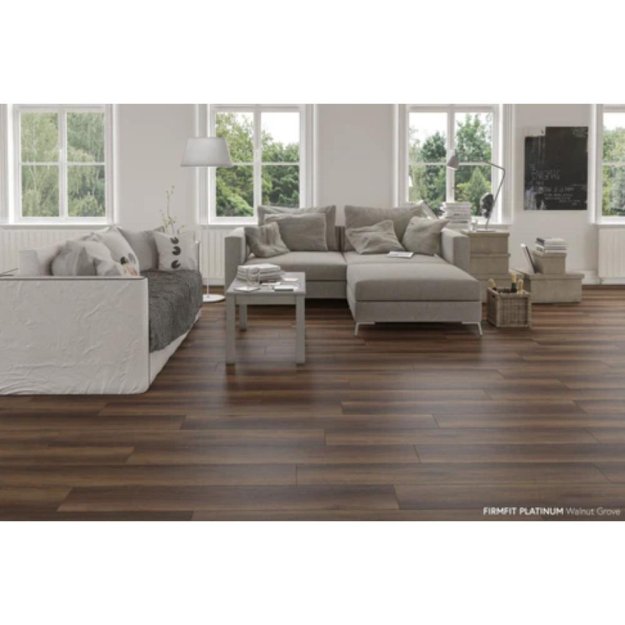 (image for) Chesapeake Flooring FirmFit Platinum SPC 7\" x 48\" Luxury Vinyl Plank - Walnut Grove EW2642