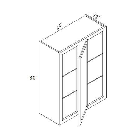 (image for) Castleton 24" x 30" Blind Corner Wall Cabinet - CAS-WBC2430