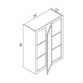 (image for) Castleton 24" x 36" Blind Corner Wall Cabinet - CAS-WBC2436