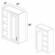 (image for) West Point Grey 27" x 30" Blind Corner Wall Cabinet - WPG-WBC2730