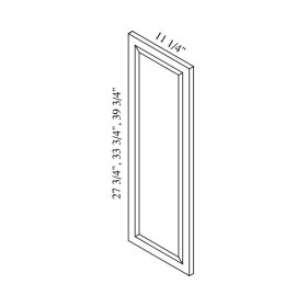 White Skaker 12" x 30" Decorative Panel - WSH-WDP1230