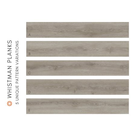 (image for) SOLSTONE Woodland 7" x 48" SPC Luxury Vinyl Plank 12mil - Whistman