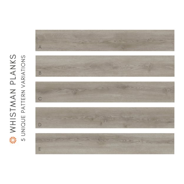 (image for) SOLSTONE Woodland 7" x 48" SPC Luxury Vinyl Plank 12mil - Whistman