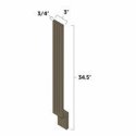 (image for) Winchester Grey 3" Fluted Base Filler - WIN-BFF3