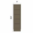 (image for) Winchester Grey 6" Spice Drawers Base Cabinet - WIN-BSD6