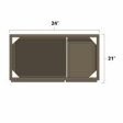 (image for) Winchester Grey 24" Vanity Sink Base Cabinet w/ Drawers on Right - WIN-V2421DR