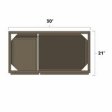 (image for) Winchester Grey 30" Vanity Sink Base Cabinet w/ Drawers on Left - WIN-V3021DL