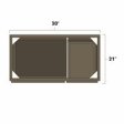 (image for) Winchester Grey 30" Vanity Sink Base Cabinet w/ Drawers on Right - WIN-V3021DR