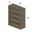 (image for) Winchester Grey 42" x 36" Double Doors Wall Cabinet - WIN-W4236