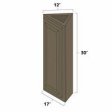 (image for) Winchester Grey 12" x 30" Angled End Wall Cabinet - WIN-WCA1230
