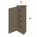 (image for) Winchester Grey 12" x 36" Angled End Wall Cabinet - WIN-WCA1236
