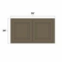 (image for) Winchester Grey 36" x 24" Refrigerator Wall Cabinet - WIN-WR3624