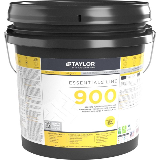 (image for) W.F Taylor Essentials Line 900 Breathable Broodloam Carpet Adhesive - 4 Gal