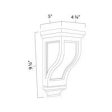 (image for) West Point Grey Small Corbel - WPG-CBLPN2