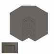 (image for) West Point Grey 36" Corner Drawers Base Cabinet - WPG-CDB36