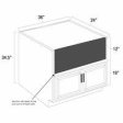 (image for) West Point Grey 36" Farm Sink Base Cabinet - WPG-FSB36