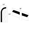 (image for) West Point Grey 96" Scribe Molding - WPG-SM8