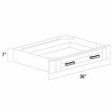 (image for) West Point Grey 36" Under Counter Knee Drawer - WPG-UCD36