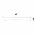 (image for) West Point Grey 48" Arched Valance - WPG-VA48