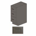 (image for) West Point Grey 21" Three Drawer Vanity Cabinet - WPG-VDB2121