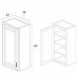 (image for) West Point Grey 18" x 36" Single Door Wall Cabinet - WPG-W1836