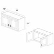 (image for) West Point Grey 36" x 21" Bridge Wall Cabinet - WPG-W3621