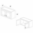 (image for) West Point Grey 36" x 24" Bridge Wall Cabinet - WPG-W3624