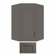 (image for) West Point Grey 24" x 36" Diagonal Corner Wall Cabinet - WPG-WDC2436