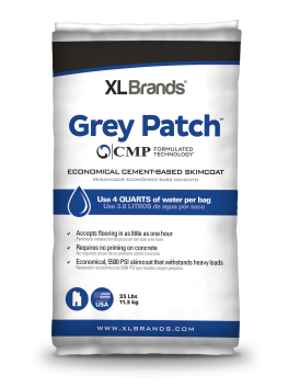 XL Brands CMP Grey Patch Economical Cement-Based Skimcoat - 25 Lb. Bag