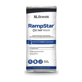 XL Brands Ramp Star Cement-Based Screeding, Ramping and Patching Compound - 50 Lb. Bag