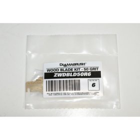 DIAMABRUSH ZWDBLD50R6 Hardwood Prep Tool Blade Kit - 50 Grit (6 Pieces)