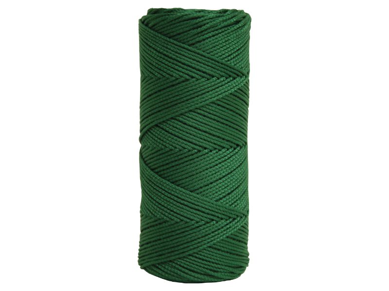 Kraft Tool BC337T 250' Green Braided Nylon Mason's Line - Tube