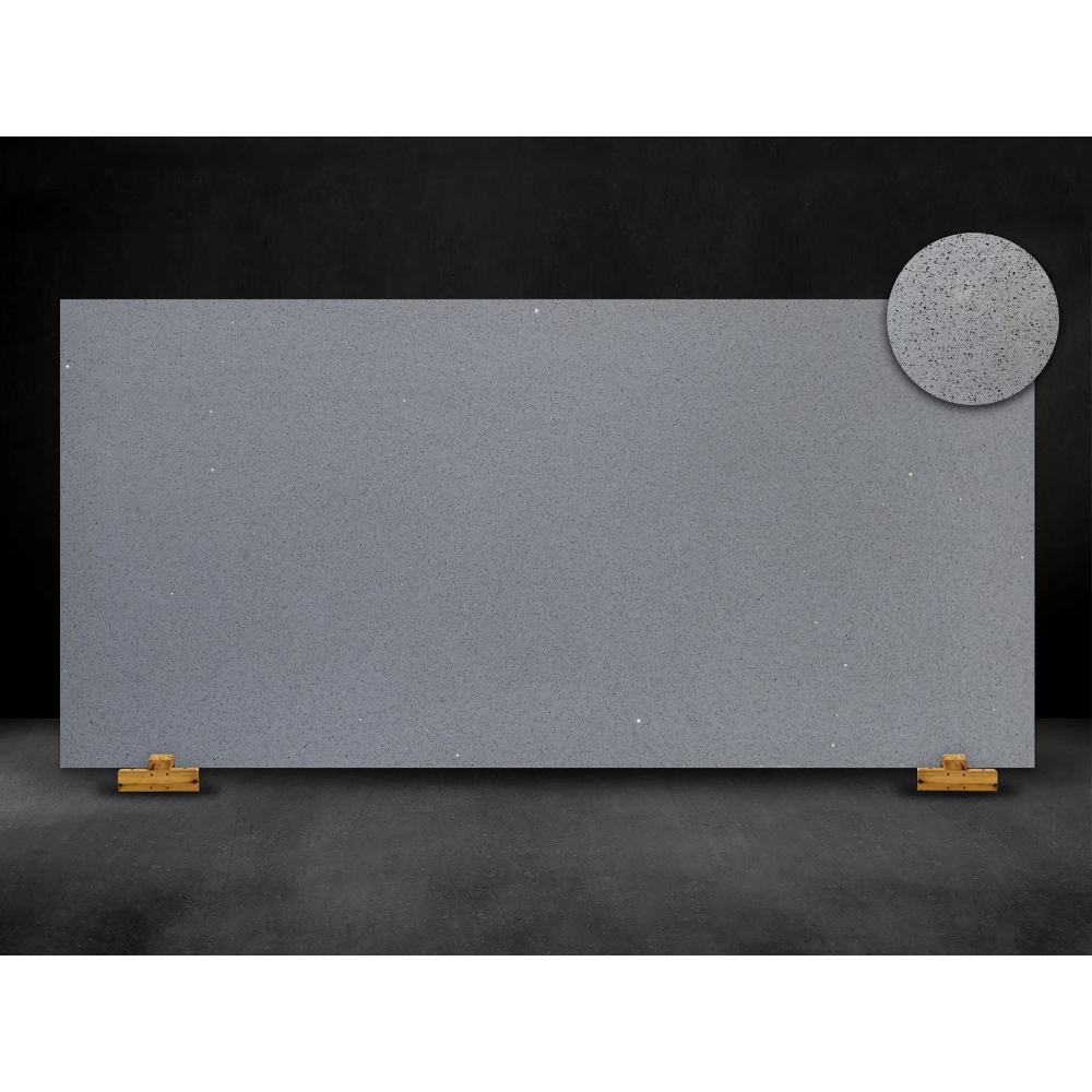 (image for) SOLSTONE Quartz FullSlab 126\" x 63\" 3cm - Bedrock