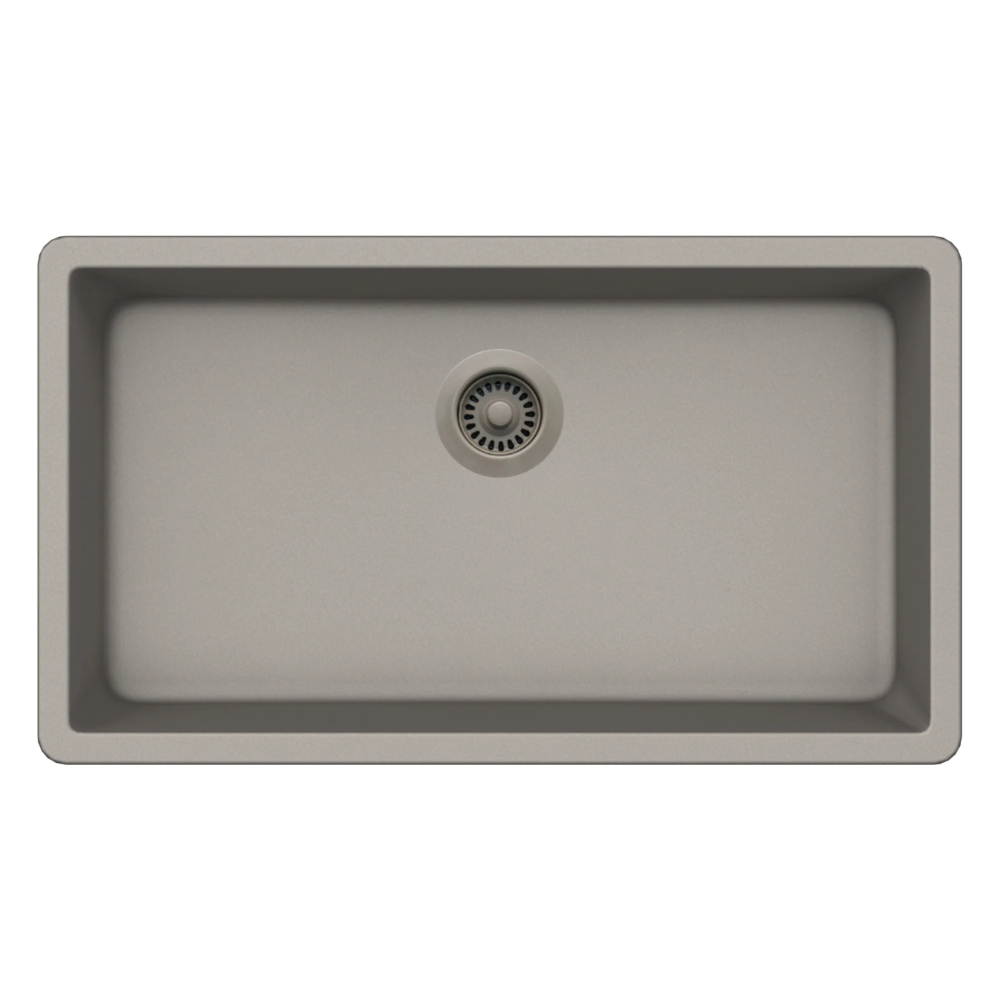 (image for) PELICAN PL-150 29 1/2\" x 18 3/4\" x 9 1/2\" Granite Composite Single Bowl Sink - Concrete