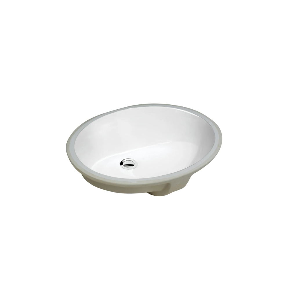 (image for) PELICAN PL-3059 Porcelain Undermount Bathroom Sink 17 1/4\" x 14\" x 5 3/4\" - Black