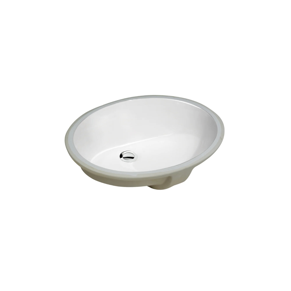 (image for) PELICAN PL-3064 Porcelain Undermount Bathroom Sink 16\" x 13\" x 6\" - Bone
