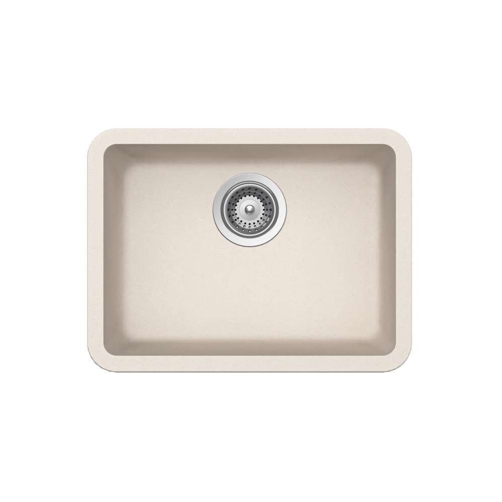 (image for) PELICAN PL-350 19 3/4\" x 14 7/8\" x 6 11/16\" Granite Composite Small Single Bowl Sink - Sand