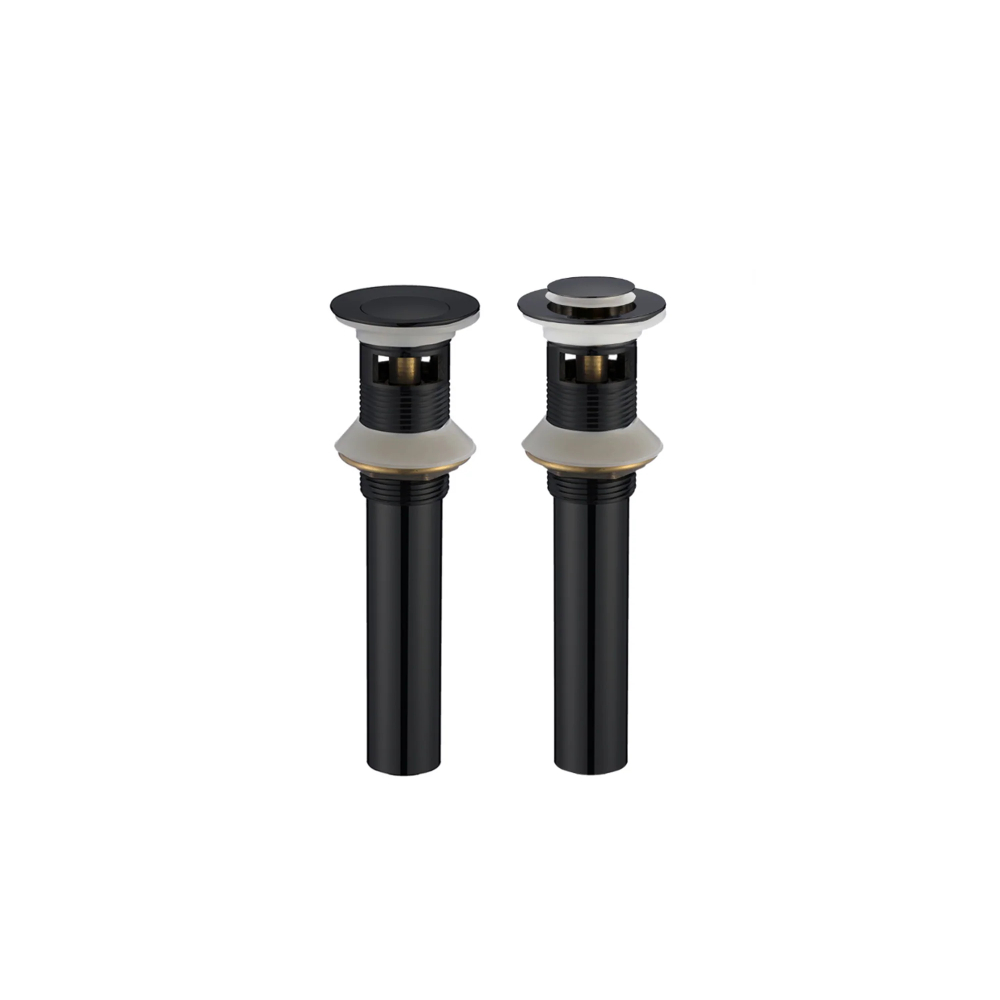 (image for) PELICAN PL-44 Pop Up Drain w/ Overflow - Matte Black