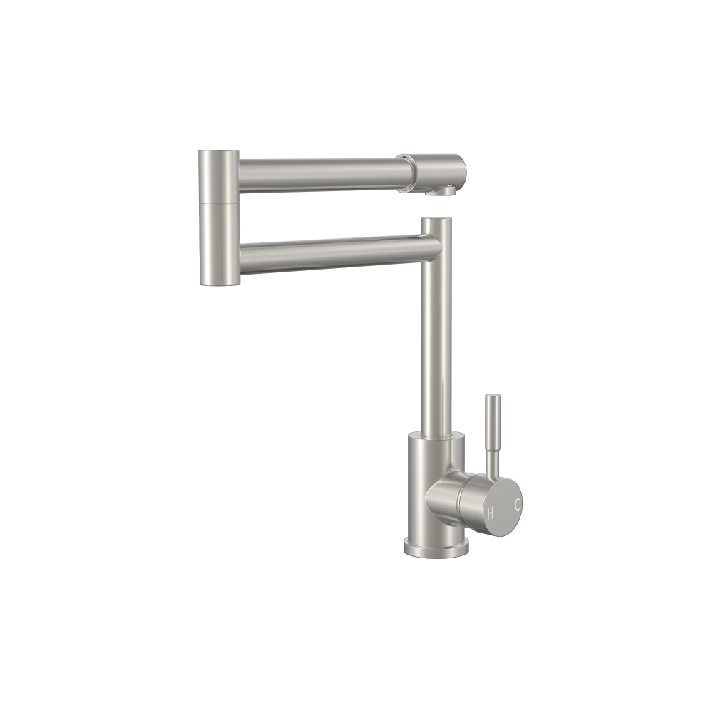 (image for) PELICAN PL-8206 Single Hole Pull Down Kitchen Faucet - Brushed Nickel