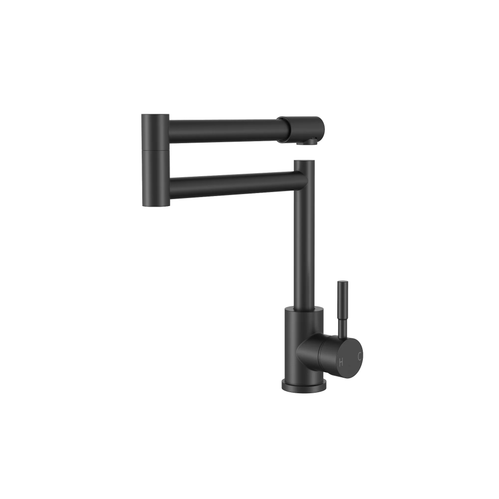 (image for) PELICAN PL-8206 Single Hole Pull Down Kitchen Faucet - Matte Black