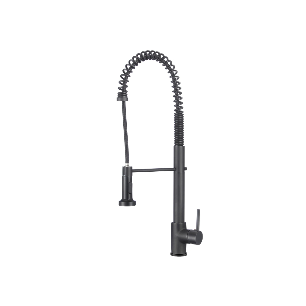 (image for) PELICAN PL-8207 Single Hole Commercial Style Pull Down Kitchen Faucet - Matte Black