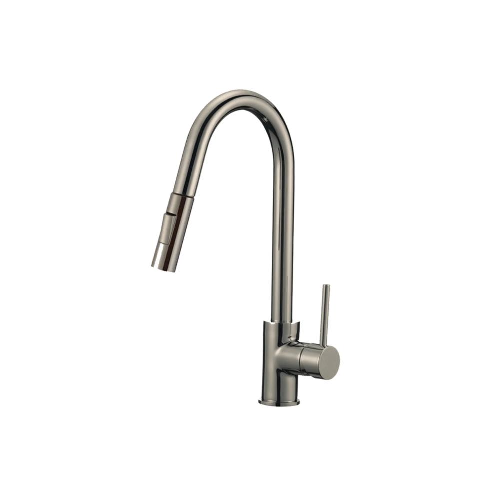 (image for) PELICAN PL-8231 Single Hole Pull Down Kitchen Faucet - Brushed Nickel